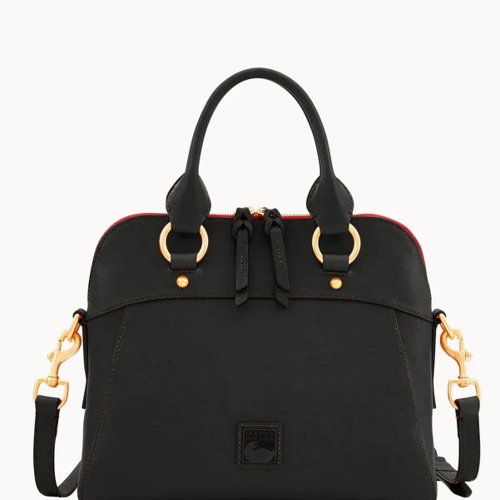 Dooney & Bourke Florentine Cameron Satchel Navy/Black